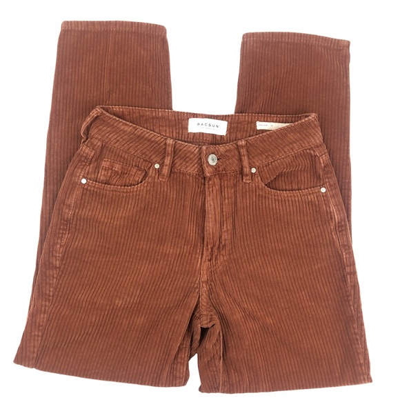 PacSun Denim - PacSun Toffee Corduroy Mom Jeans, Size 23,
